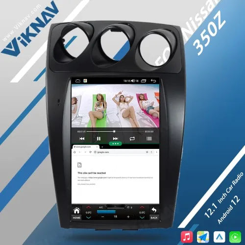 12.1 Inch Android 12 Car Radio for Nissan 350Z 2002-2007