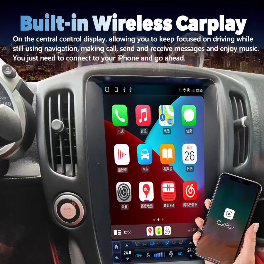 Screen For Nissan 370Z 2008 - 2019