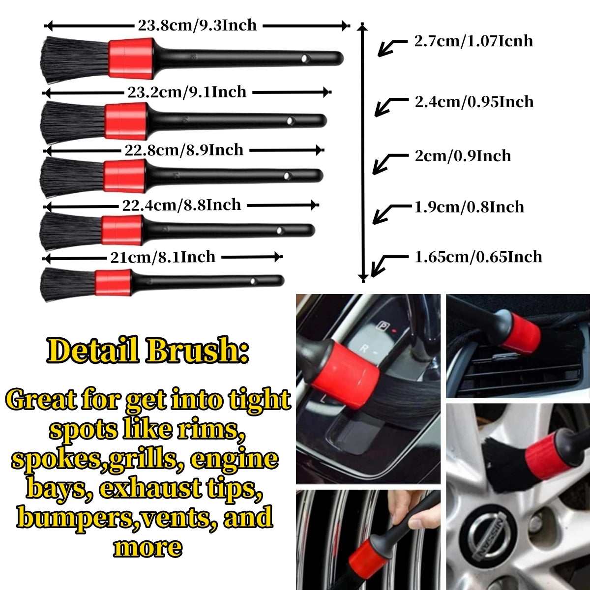 Tire Wheel Detailing Set