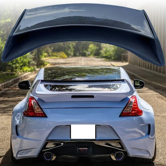 Nissan 370Z Z34 double-layer GT style car rear trunk carbon fiber (hardtop only)