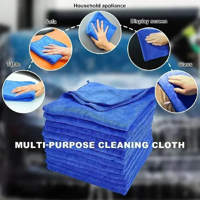 1-100Pcs Microfiber Towels