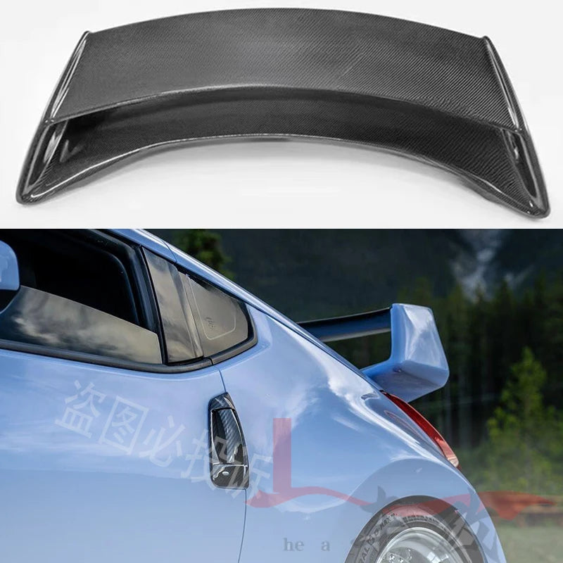Nissan 370Z Z34 double-layer GT style car rear trunk carbon fiber (hardtop only)
