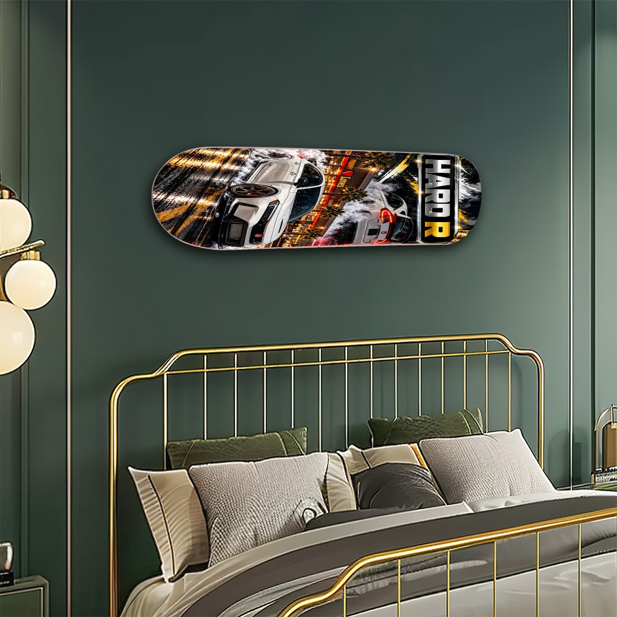 Hard R wall art skate board